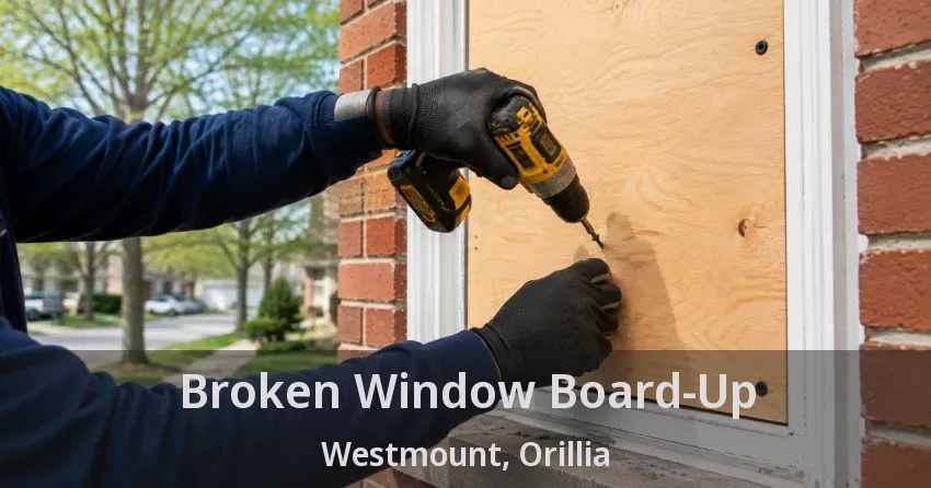 Broken Window Board-Up Westmount, Orillia - ON