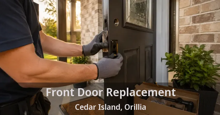 Front Door Replacement Cedar Island, Orillia - ON