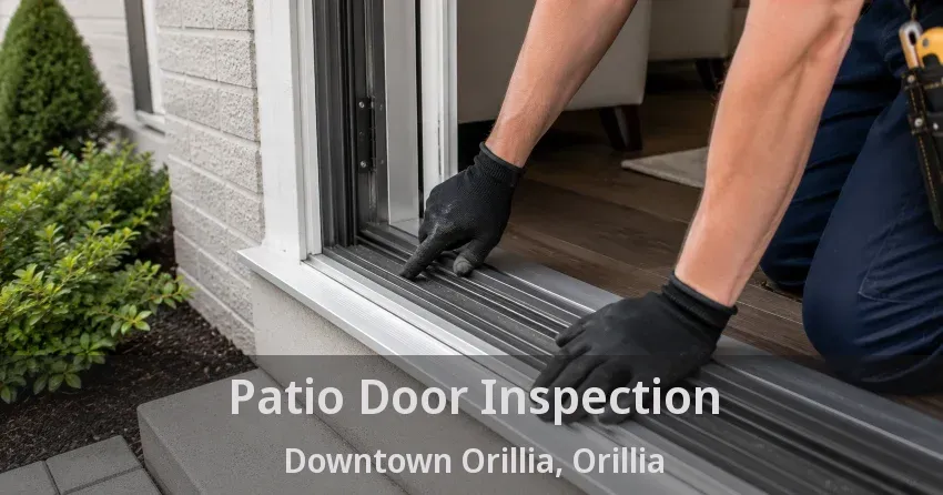 Patio Door Inspection Downtown Orillia, Orillia - ON