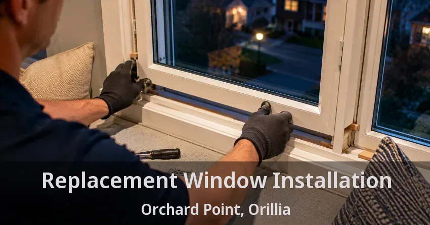 Replacement Window Installation Orchard Point, Orillia - ON