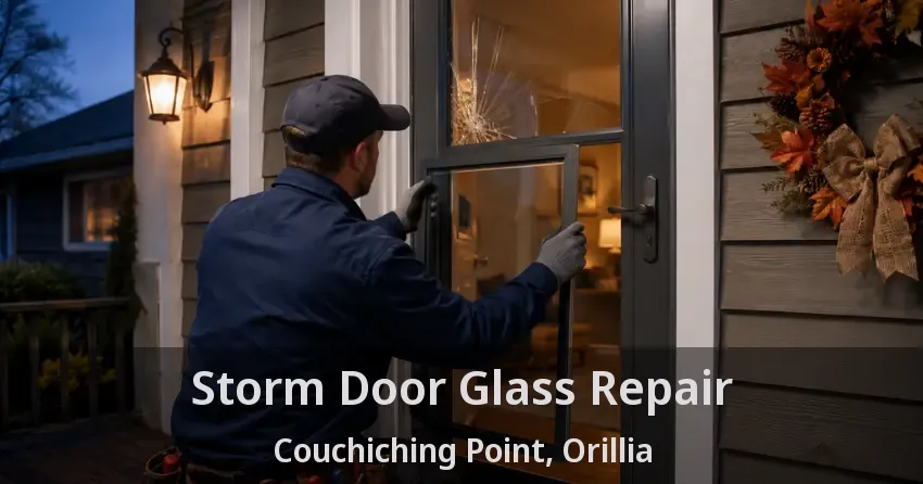 Storm Door Glass Repair Couchiching Point, Orillia - ON
