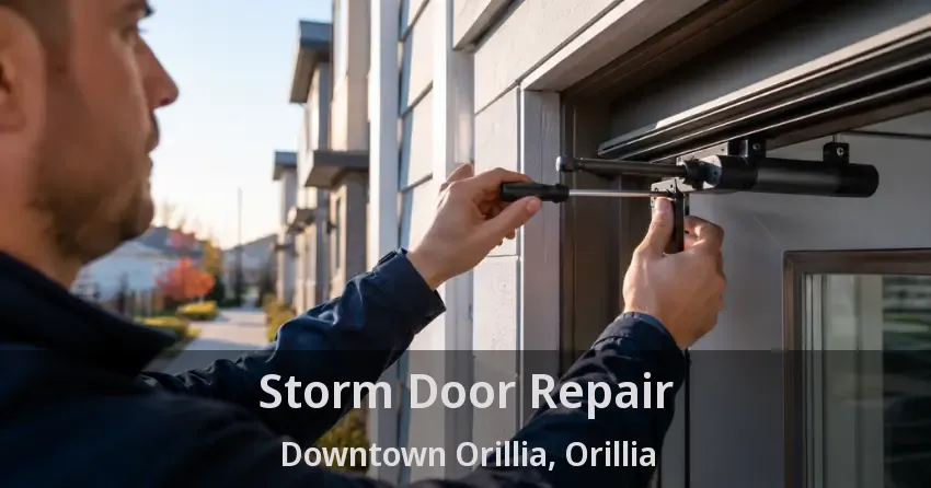Storm Door Repair Downtown Orillia, Orillia - ON