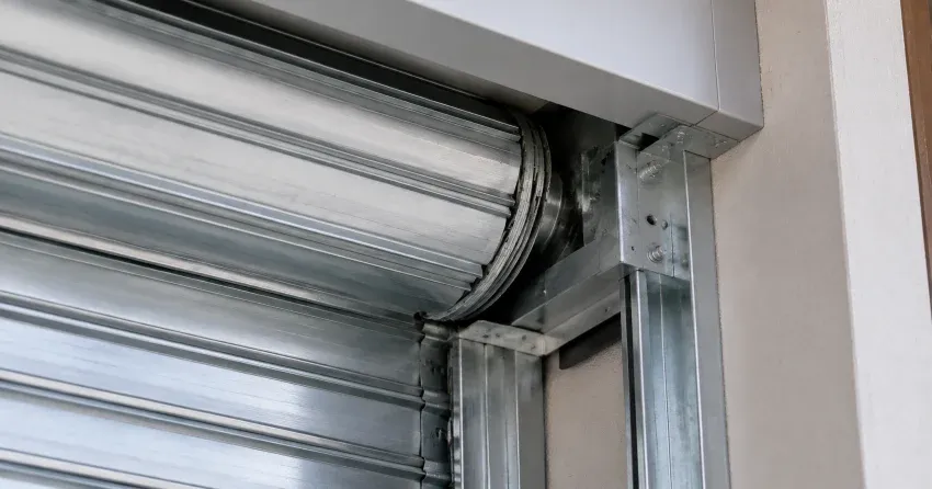 automatic storefront door technician servicing motor and sensor in West Ridge, Orillia