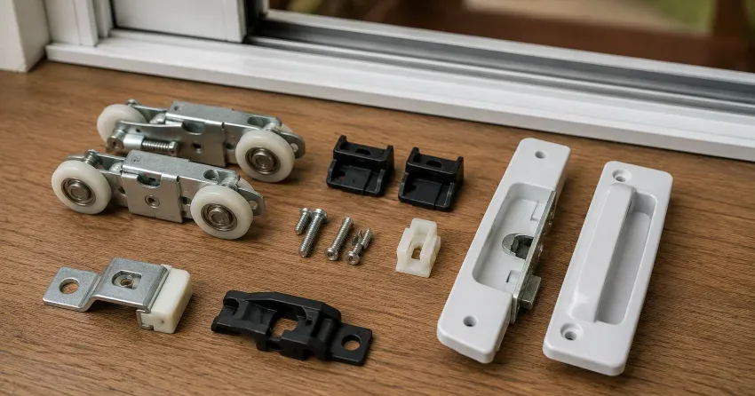 sliding door broken Orillia roller and track inspection